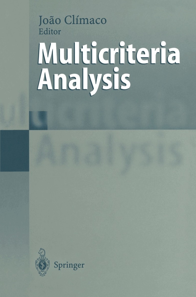 Joao Climaco - Multicriteria Analysis, Häftad