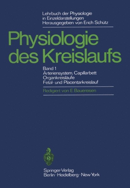 Erich Schutz, Wilhelm Trendelenburg - Lehrbuch der Physiologie in Einzeldarstellungen, E-bok