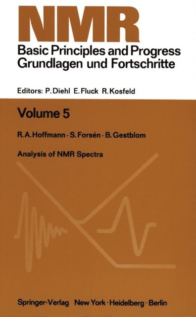 B. Gestblom, S. Forsen, R. A. Hoffman - Analysis of NMR Spectra, E-bok