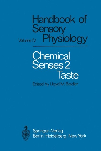 Lloyd M. Beidler - Taste, E-bok
