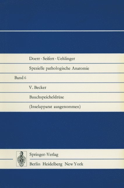 V. Becker - Bauchspeicheldrüse, E-bok