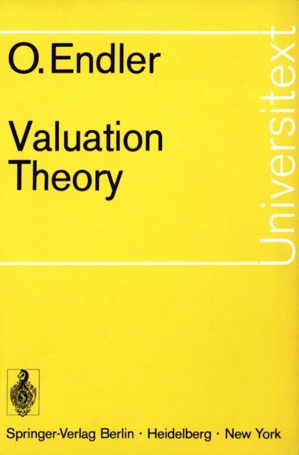 Otto Endler - Valuation Theory, E-bok