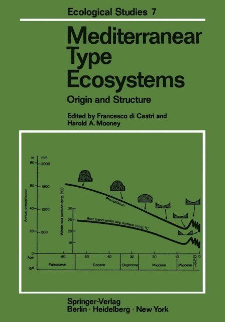 Harold A. Mooney, Francesco di Castri - Mediterranean Type Ecosystems, E-bok