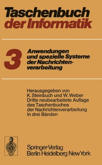 W. Weber, Karl Steinbuch - Taschenbuch der Informatik, E-bok
