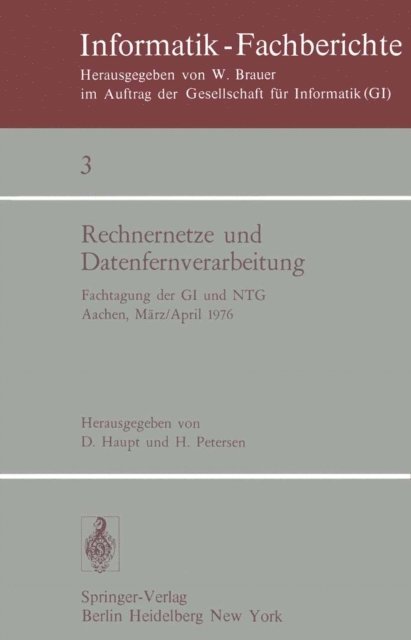 H. Petersen, D. Haupt - Rechnernetze und Datenfernverarbeitung, E-bok