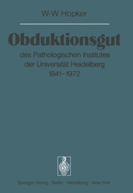 W.-W. Hopker - Obduktionsgut, E-bok