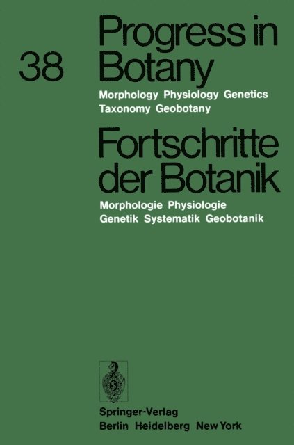 Hubert Ziegler, Eberhard Schnepf, Hermann Merxmuller, Karl Esser, Heinz Ellenberg - Progress in Botany / Fortschritte der Botanik, E-bok