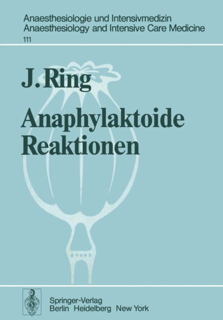 J. Ring - Anaphylaktoide Reaktionen, E-bok