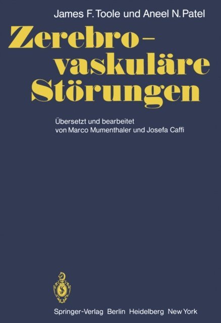 A.N. Patel, J.F. Toole - Zerebro-vaskuläre Störungen, E-bok