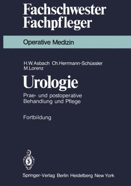M. Lorenz, C. Herrmann-Schussler, H. W. Asbach - Urologie, E-bok