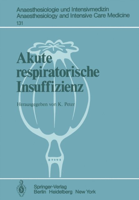 K. Peter - Akute respiratorische Insuffizienz, E-bok
