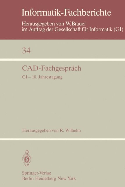R. Wilhelm - CAD-Fachgespräch, E-bok