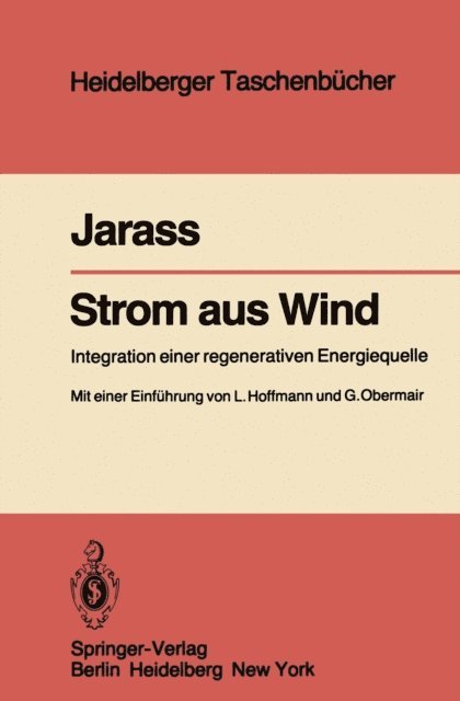 L. Jarass - Strom aus Wind, E-bok