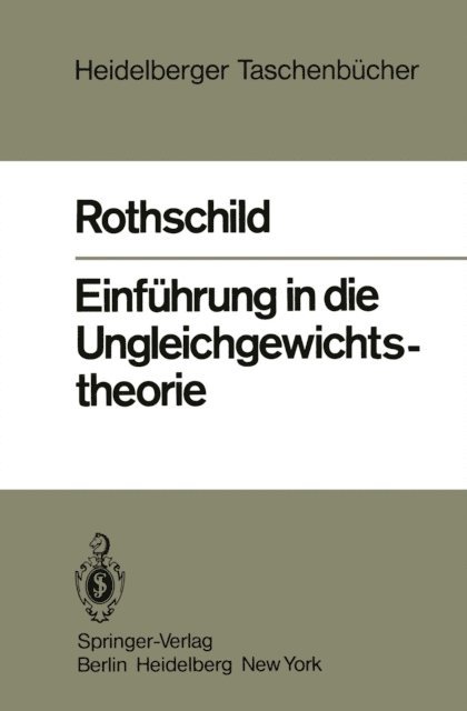 Kurt W. Rothschild - Einführung in die Ungleichgewichtstheorie, E-bok