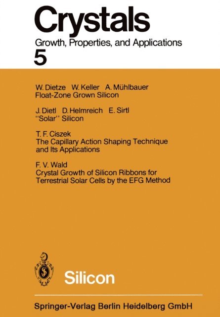 J. Grabmaier - Silicon, E-bok