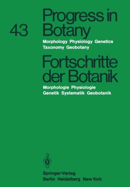 Hubert Ziegler, Eberhard Schnepf, Klaus Kubitzki, Karl Esser, Heiz Ellenberg - Progress in Botany/Fortschritte der Botanik, E-bok