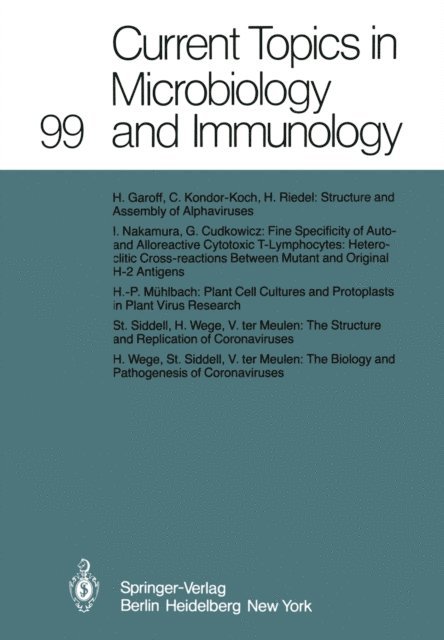 R. Zinkernagel, P. K. Vogt, H. G. Schweiger, R. Rott, F. Melchers, H. Koprowski, P. H. Hofschneider, W. Henle, M. Cooper - Current Topics in Microbiology and Immunology, E-bok