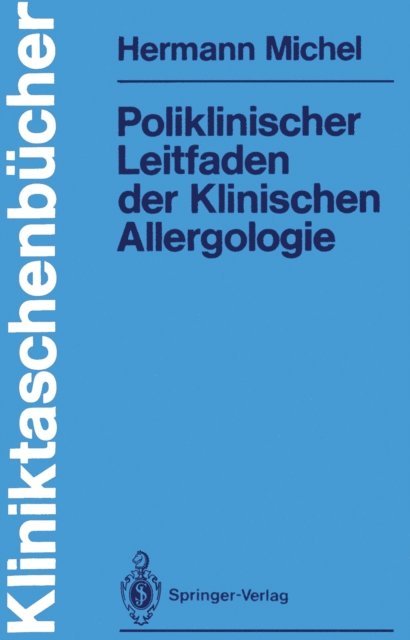 Hermann Michel - Poliklinischer Leitfaden der Klinischen Allergologie, E-bok
