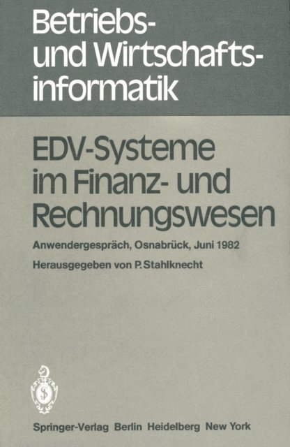 P. Stahlknecht - EDV-Systeme im Finanz- und Rechnungswesen, E-bok