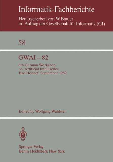 W. Wahlster - GWAI-82, E-bok
