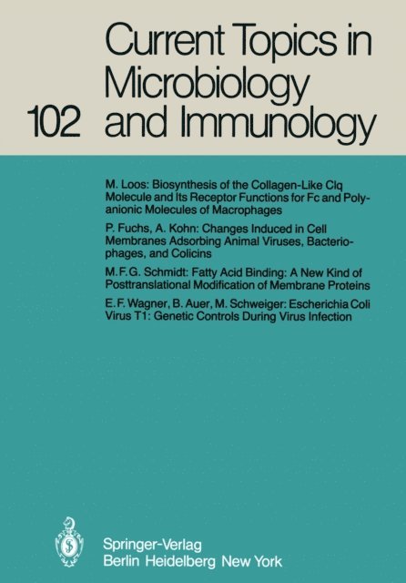 R. Zinkernagel, P. K. Vogt, H. G. Schweiger, R. Rott, F. Melchers, H. Koprowski, P. H. Hofschneider, M. Cooper - Current Topics in Microbiology and Immunology, E-bok