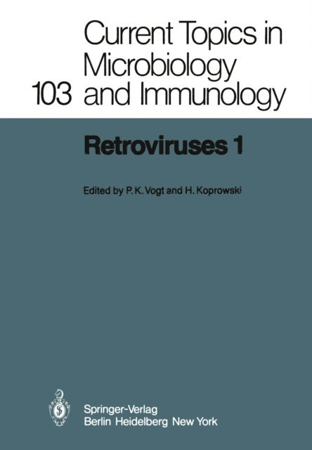 H. Koprowski, P.K. Vogt - Retroviruses 1, E-bok
