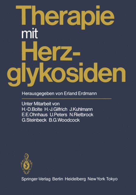 E. Erdmann - Therapie mit Herzglykosiden, E-bok