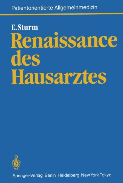 Eckart Sturm - Renaissance des Hausarztes, E-bok