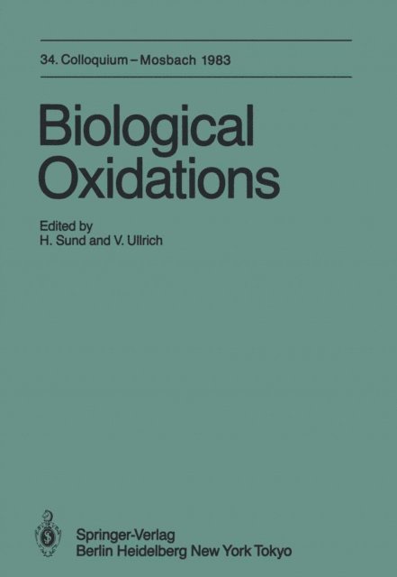 V. Ullrich, H. Sund - Biological Oxidations, E-bok