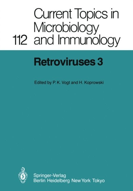 H. Koprowski, P.K. Vogt - Retroviruses 3, E-bok