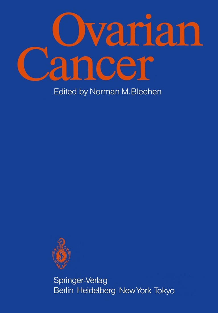 Norman M. Bleehen - Ovarian Cancer, Häftad