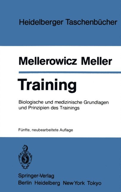 W. Meller, H. Mellerowicz - Training, E-bok