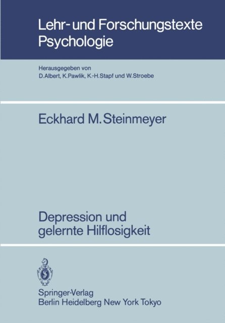 E.M. Steinmeyer - Depression und gelernte Hilflosigkeit, E-bok