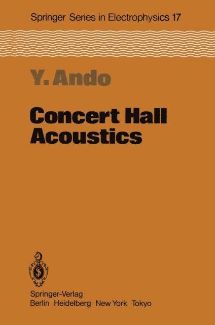 Yoichi Ando - Concert Hall Acoustics, E-bok
