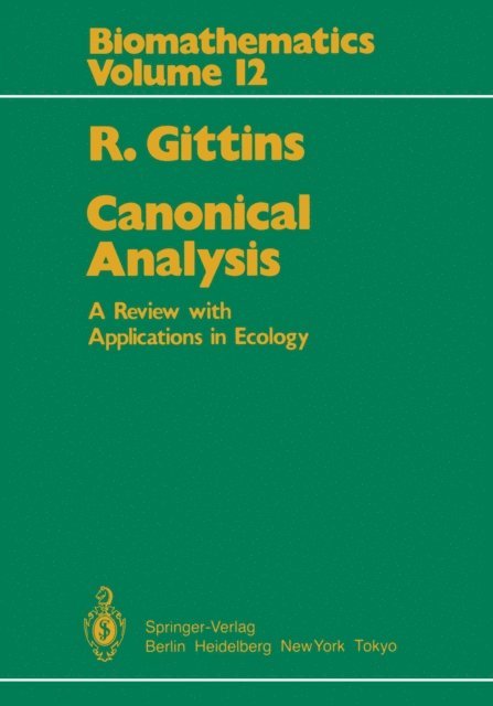 R. Gittins - Canonical Analysis, E-bok