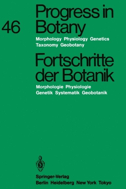 Hubert Ziegler, Eberhard Schnepf, Michael Runge, Klaus Kubitzki, Karl Esser - Progress in Botany / Fortschritte der Botanik, E-bok