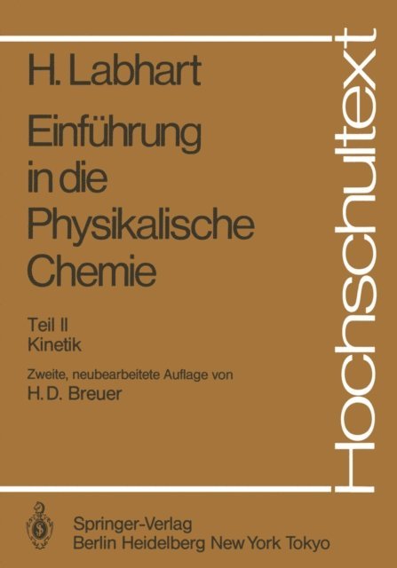 Heinrich Labhart - Einführung in die Physikalische Chemie, E-bok