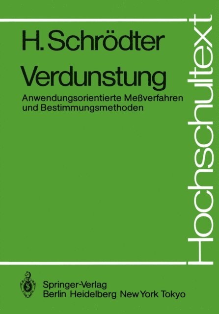 Harald Schrodter - Verdunstung, E-bok