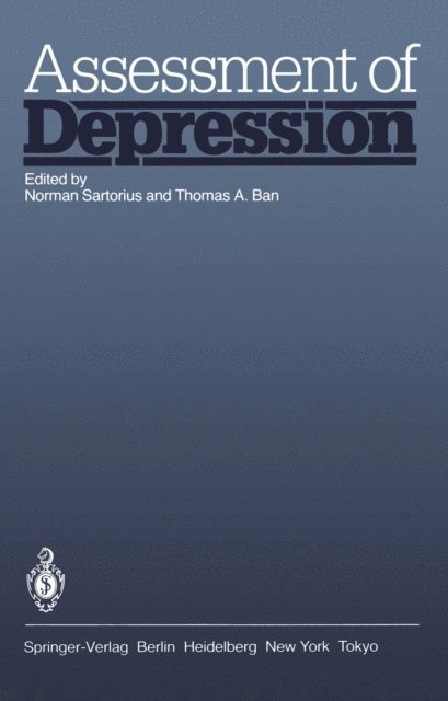 Thomas A. Ban, Norman Sartorius - Assessment of Depression, E-bok