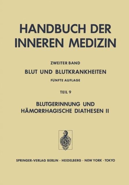 Dieter L. Heene - Blut und Blutkrankheiten, E-bok