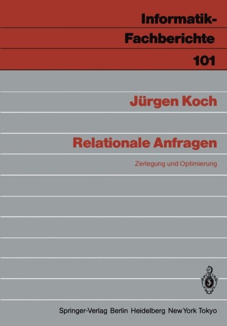 Jurgen Koch - Relationale Anfragen, E-bok