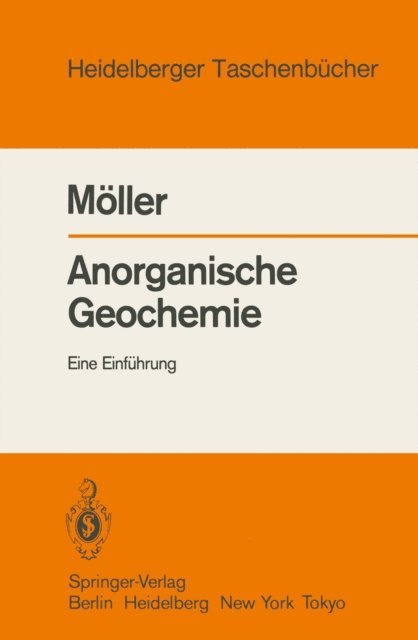 Peter Moller - Anorganische Geochemie, E-bok