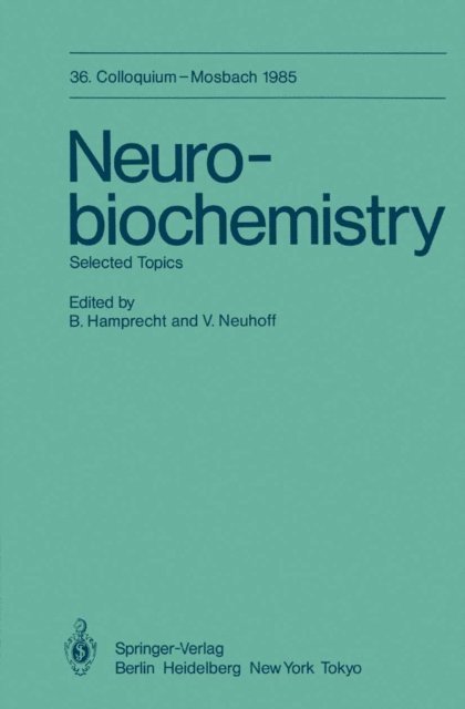 V. Neuhoff, B. Hamprecht - Neurobiochemistry, E-bok