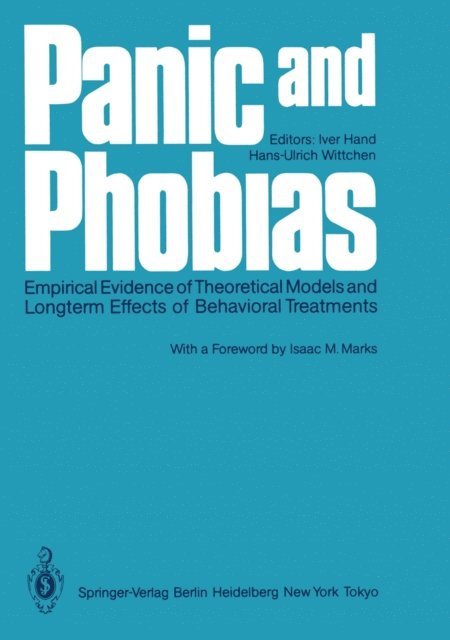 Hans-Ullrich Wittchen, Iver Hand - Panic and Phobias, E-bok