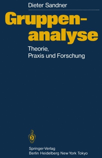 Dieter Sandner - Gruppenanalyse, E-bok