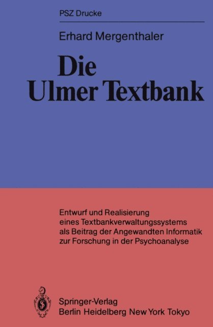 Erhard Mergenthaler - Die Ulmer Textbank, E-bok