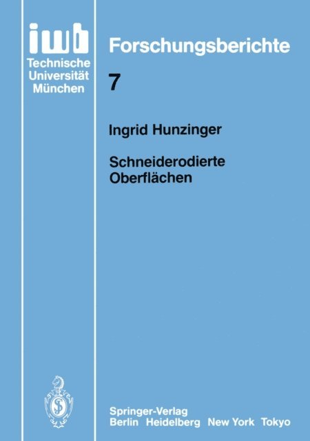 Ingrid Hunzinger - Schneiderodierte Oberflächen, E-bok