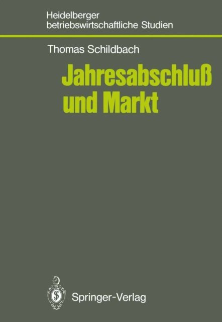 Thomas Schildbach - Jahresabschluß und Markt, E-bok