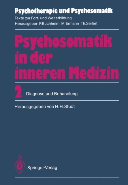 Hans H. Studt - Psychosomatik in der inneren Medizin, E-bok