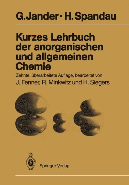 H. Spandau, G. Jander - Kurzes Lehrbuch der anorganischen und allgemeinen Chemie, E-bok